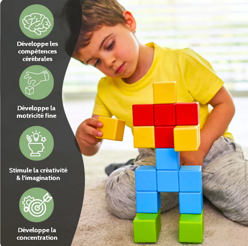 Blocs Magnétiques Montessori