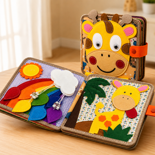 Livre Sensoriel Montessori Safari