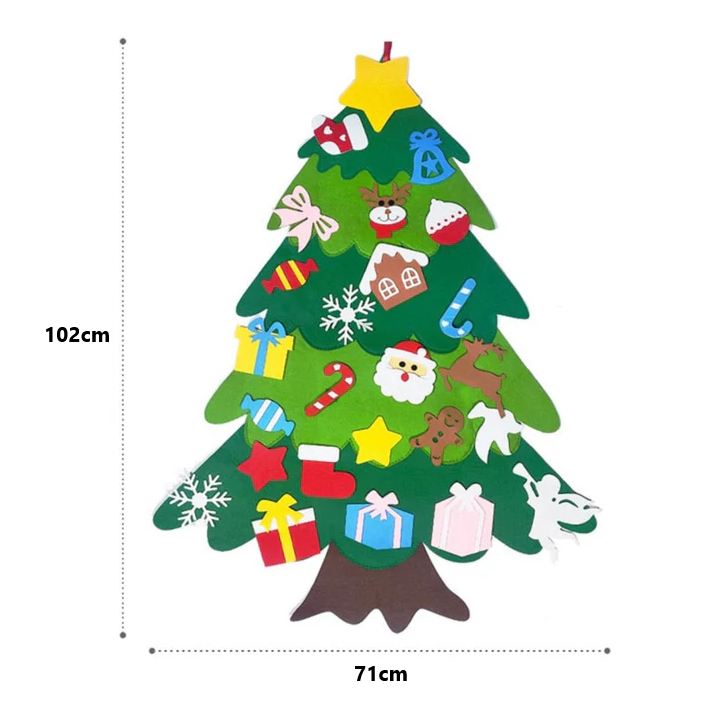 Sapin en Feutrine Montessori